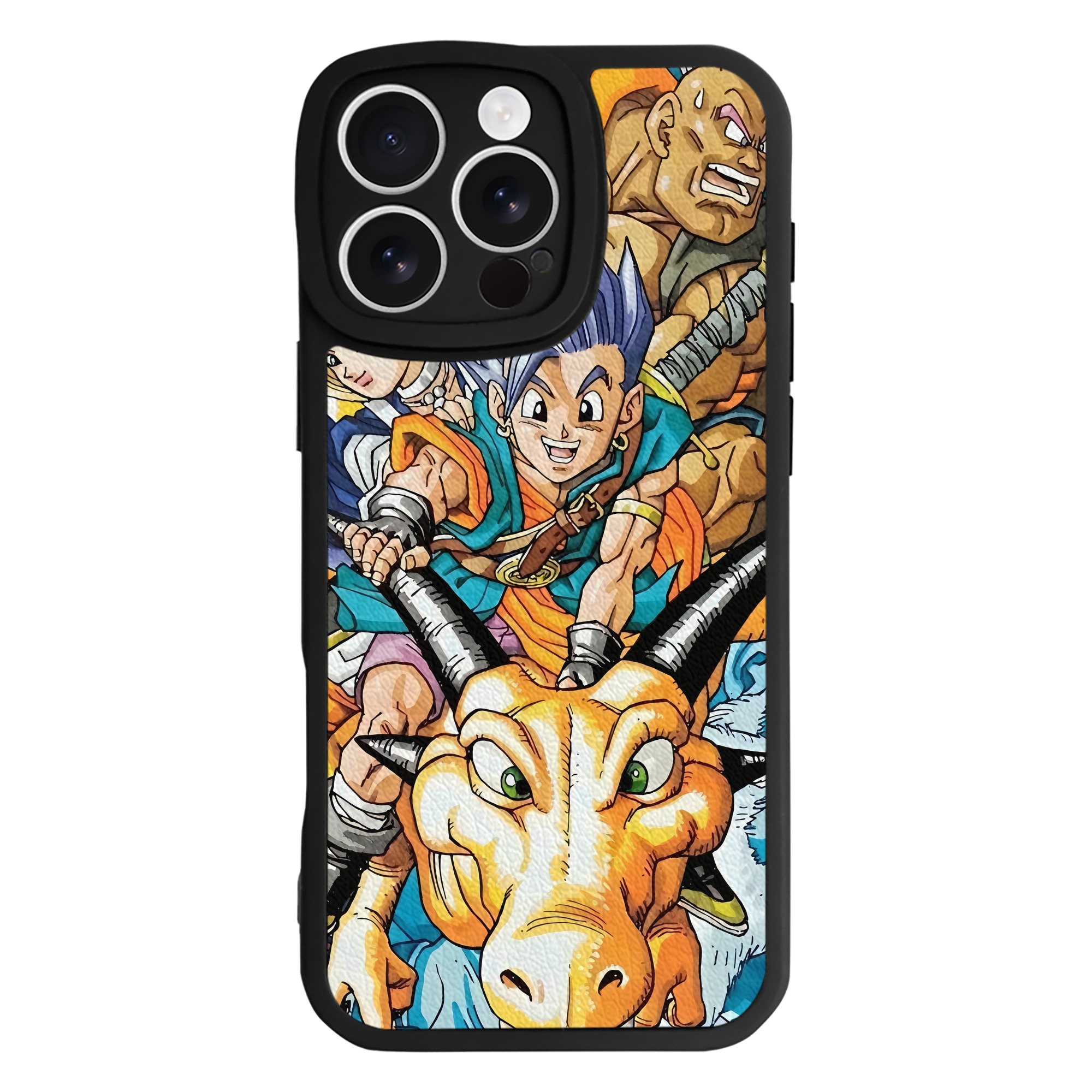 （画像用） ドラゴンクエスト Doragon Kuesuto Dragon Quest 【iPhone 16シリーズ対応】シリコンスマホケース（レザー調） 材質：シリコン